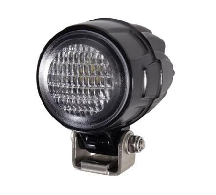Proiector LED Auto HELLA 1G0 995 050-001, Rotund, 67 mm, 12/24V, 15W, Cablu 2500 mm, 6500K